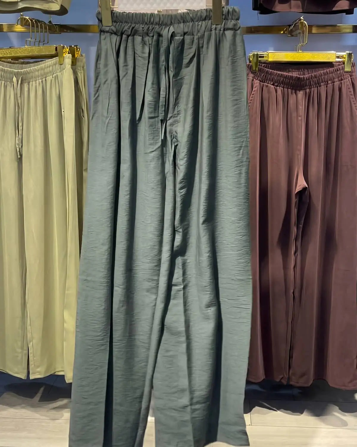 Ensemble 2 Pièces Lin Froissé — Tunique & Pantalon Large