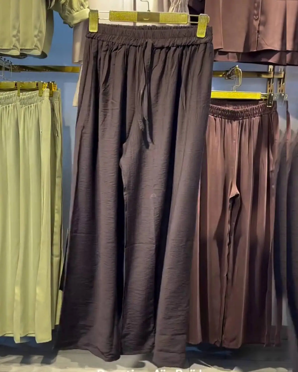 Ensemble 2 Pièces Lin Froissé — Tunique & Pantalon Large