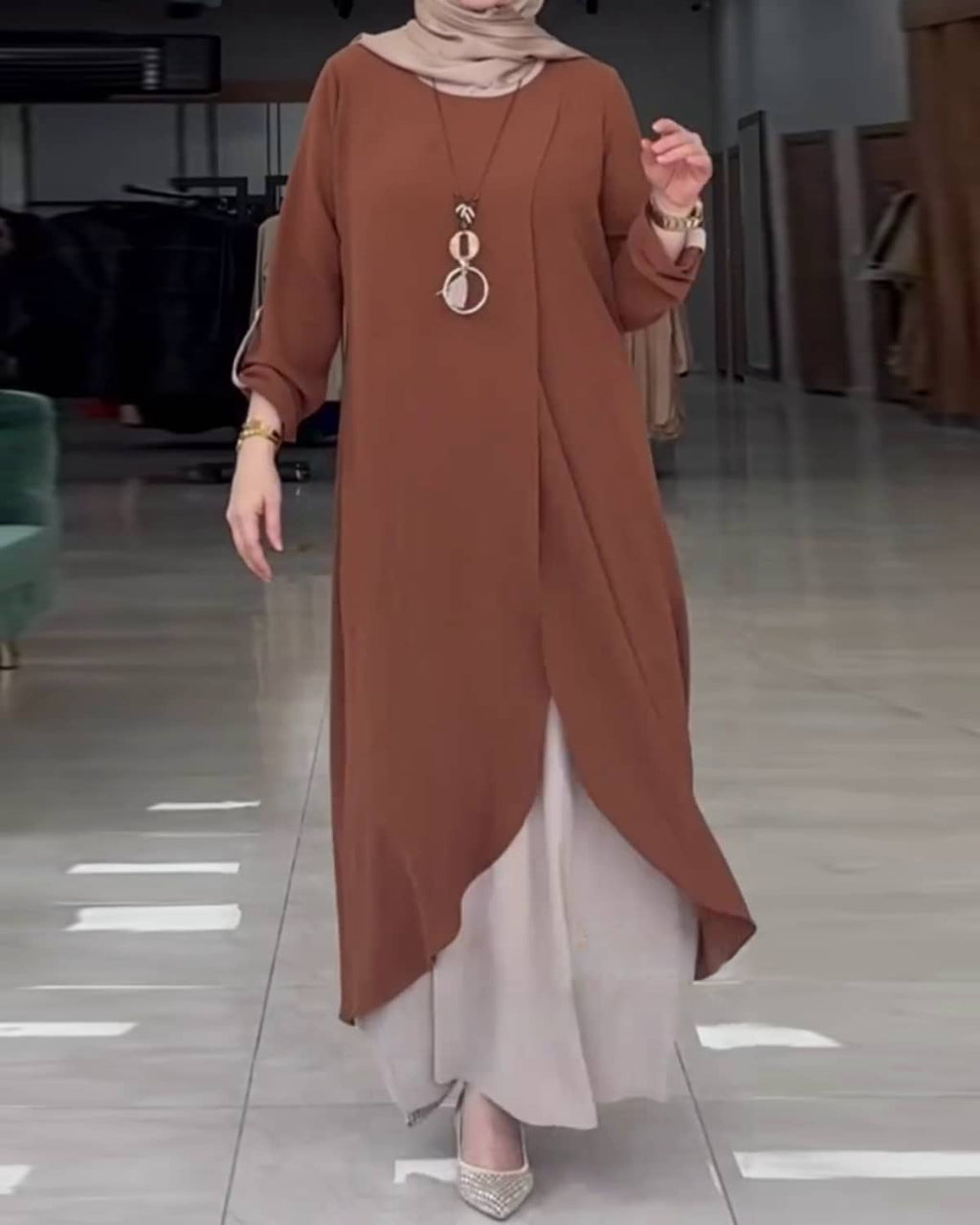 Ensemble Tunique 2 Pièces Élite – Élégance Fluide et Style Mastour