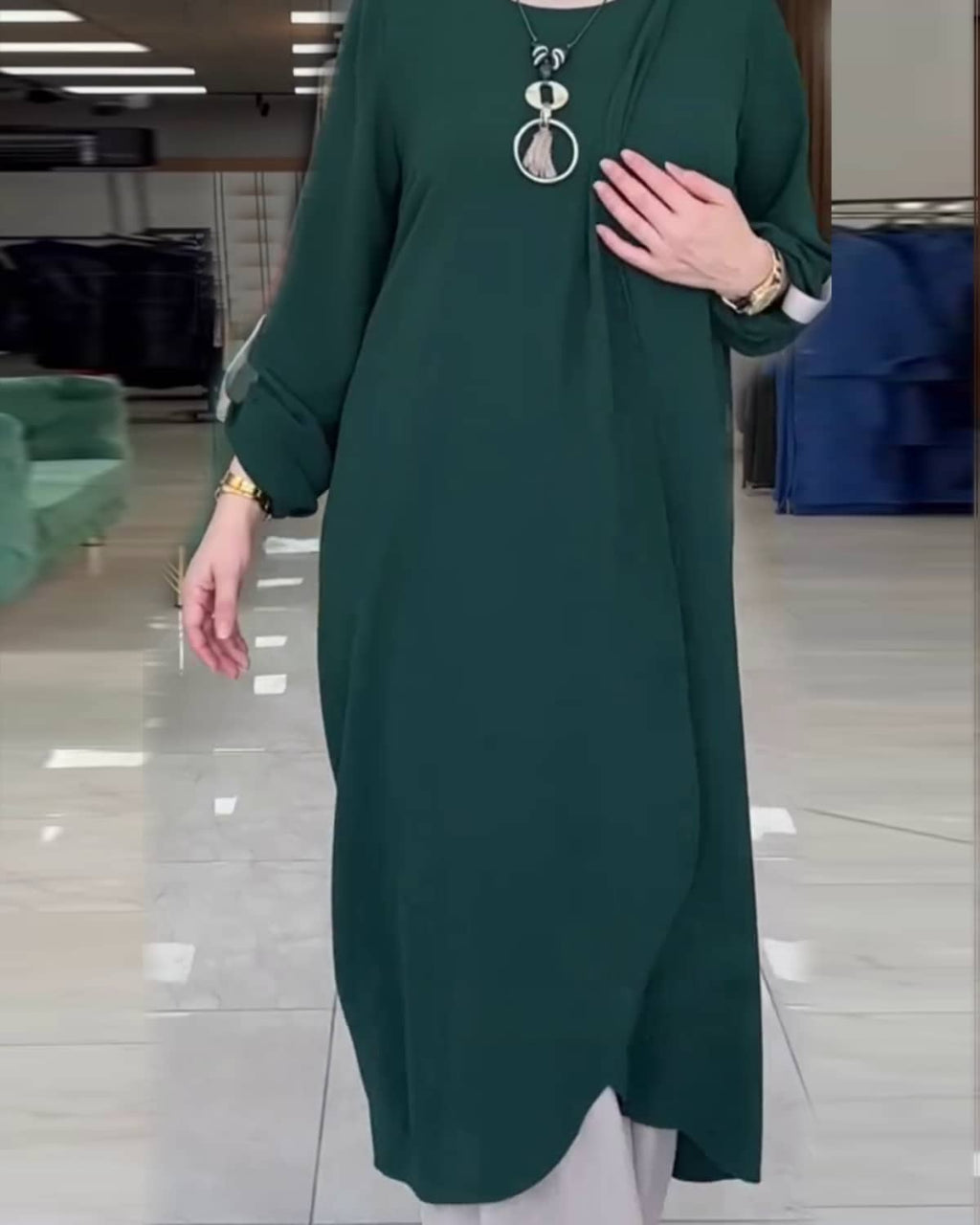 Ensemble Tunique 2 Pièces Élite – Élégance Fluide et Style Mastour