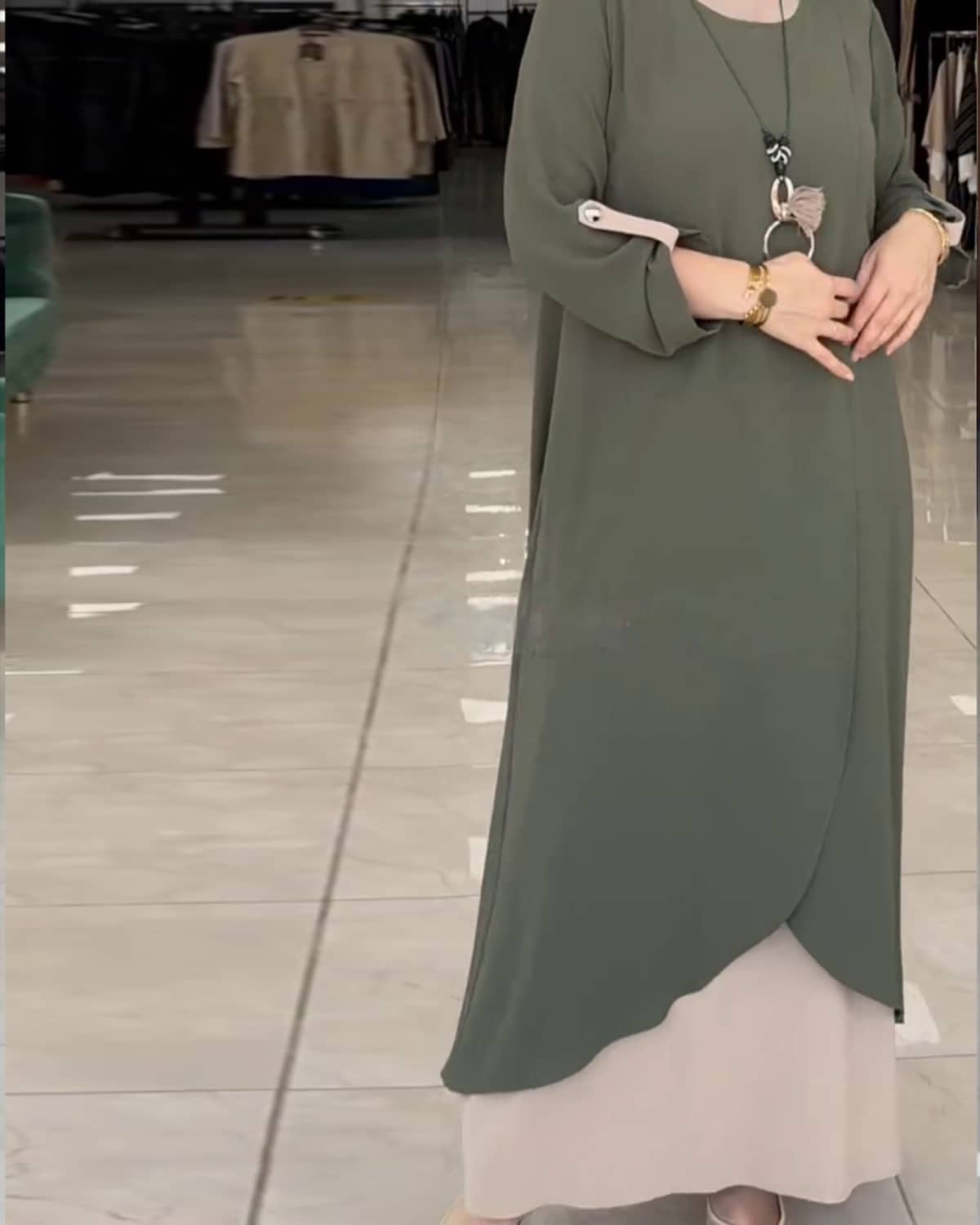 Ensemble Tunique 2 Pièces Élite – Élégance Fluide et Style Mastour