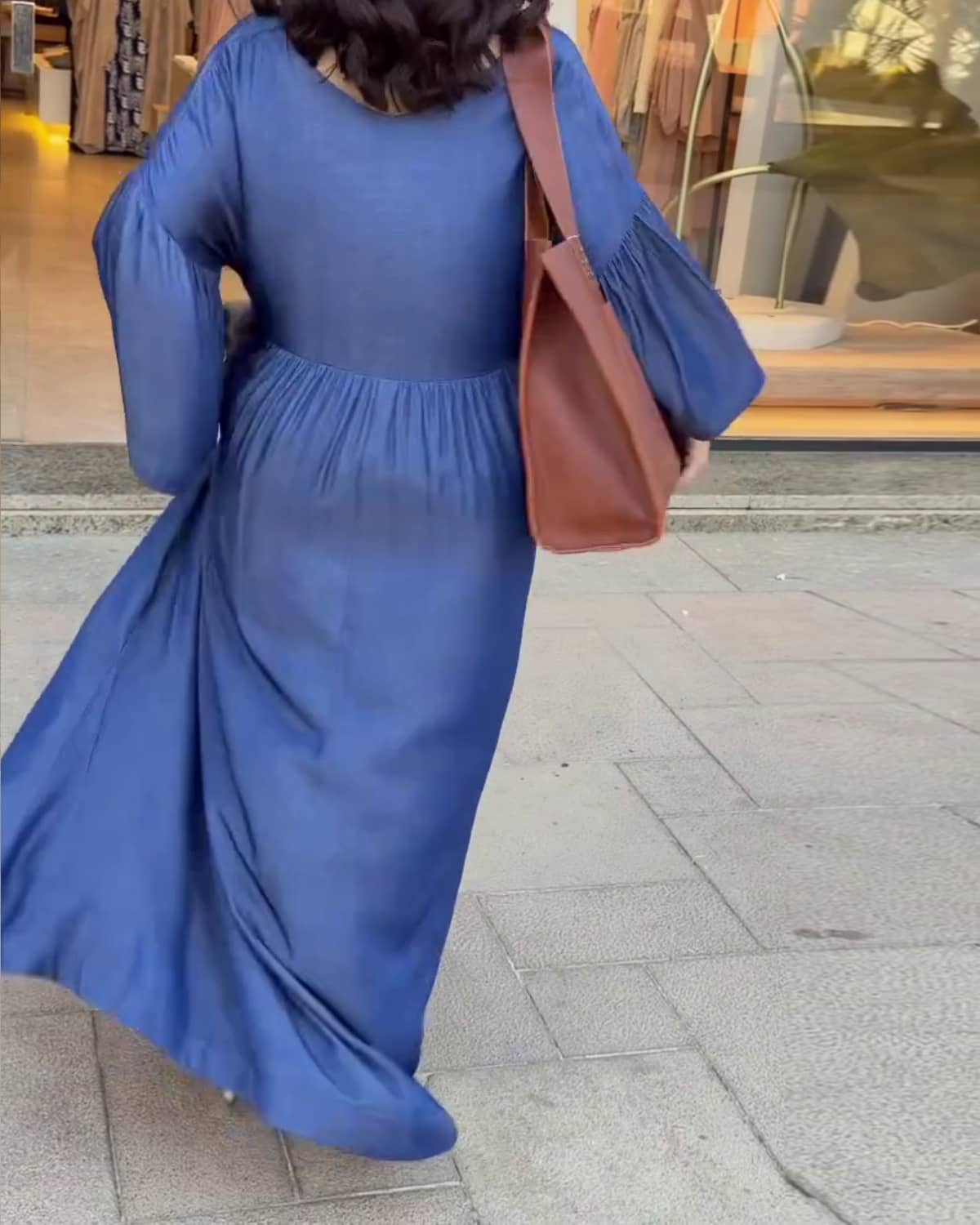 Robe Maxi en Chambray — Élégance Bohème & Confort Absolu
