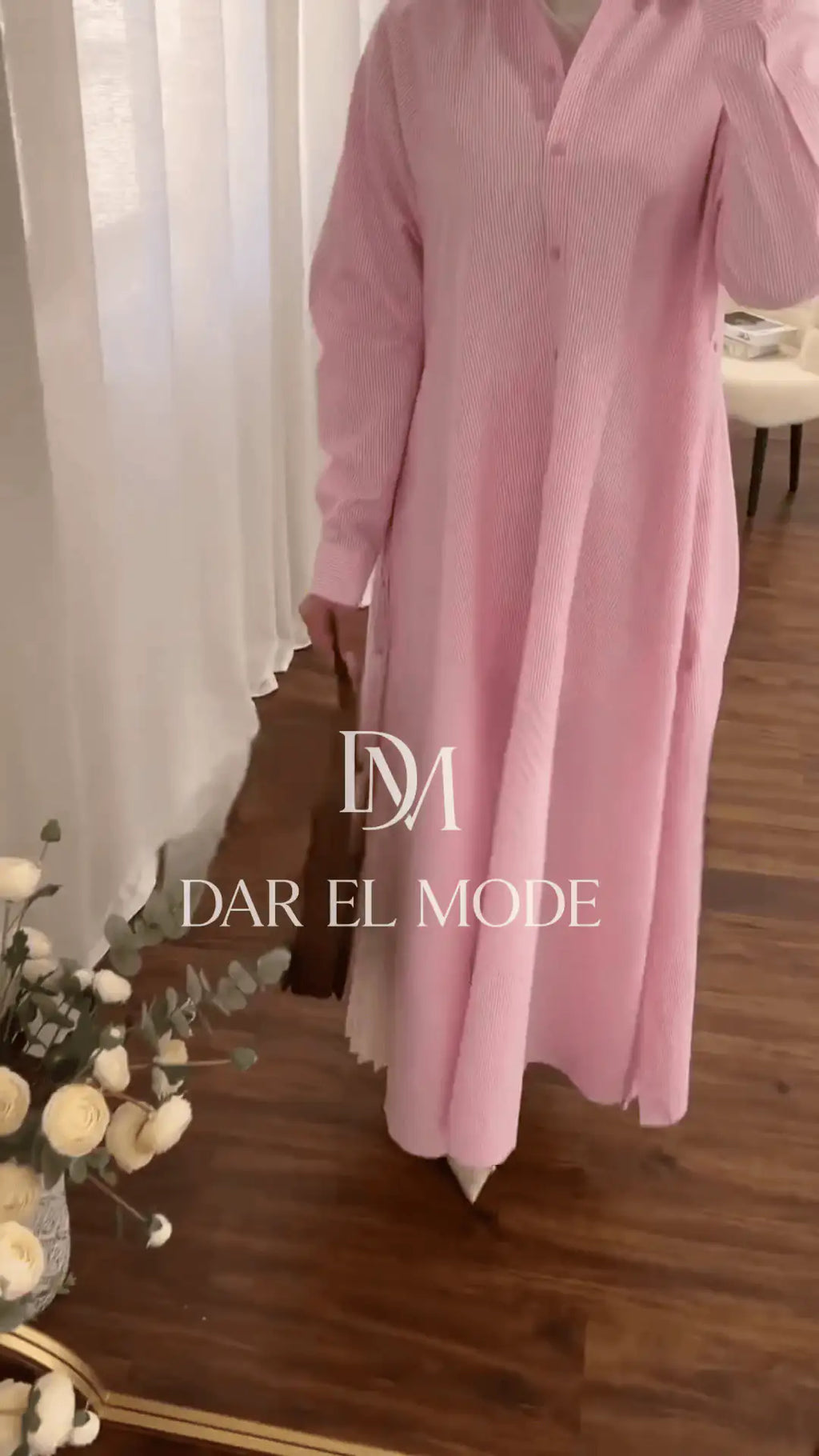 Tunique Longue Fendue Raya